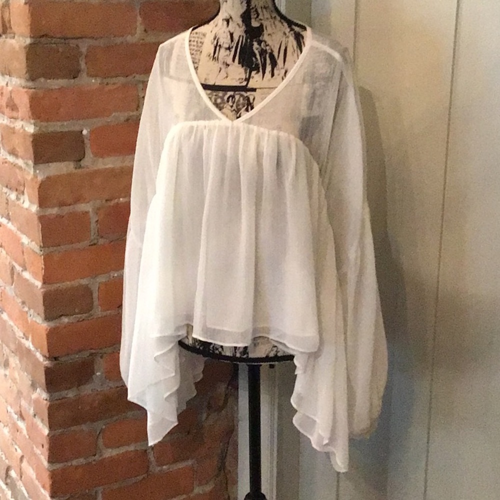 Whyte Eyelash blouse